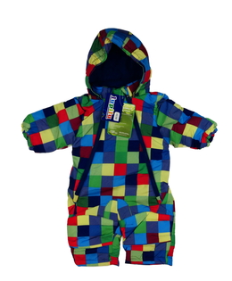 Nová barevně kostkovaná zimní kombinéza