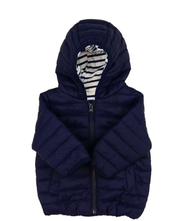 Tmavě modrá prošívaná bunda Next