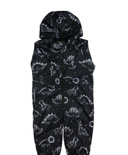 Černá nepromokavá kombinéza do deště George