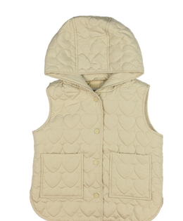 Hnědá vesta se srdci Primark 