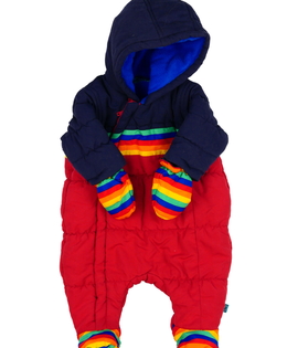 Červená zimní kombinéza 