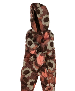 Tmavší květinová zimní kombinéza Next