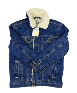 Nová modrá riflová zimní bunda Primark