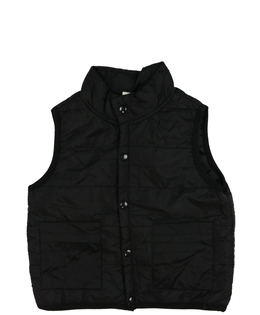 Černá prošívaná vesta