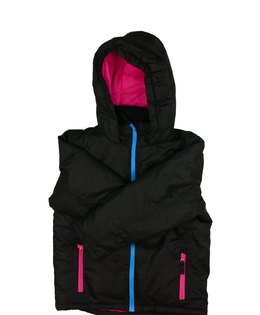 Černá zimní bunda s lyžařským pásem Crane 