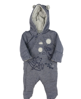 Modrý zimní overal Medvídek Pú Disney George