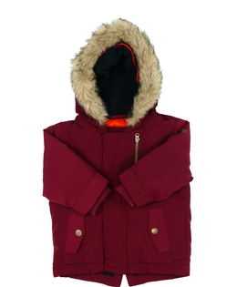 Tmavě červená zimní bunda Next