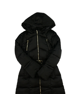 Krásný černý zimní teplý kabát River Island