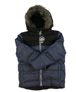 Nová černo-modrá reflexní zimní vesta Next