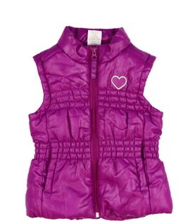 Fialová zdobná vesta M&Co