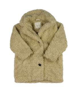 Světle hnědý beránkový kabátek Next