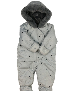 Šedá melírovaná zimní kombinéza Tu 