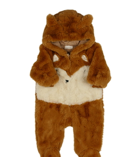 Hnědý hebký chlupatý overal Next