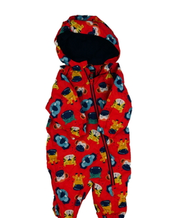 Červený nepromokavý overal do deště Next