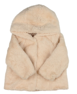 Světle růžová kožíšková bundička 