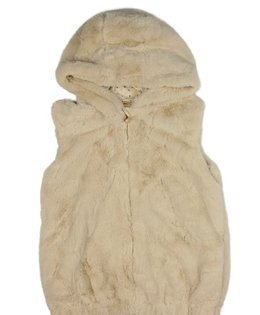 Hnědá chlupatá vesta Nutmeg