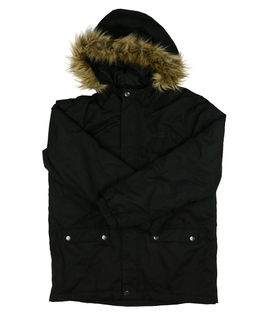 Černá prošívaná přechodová bunda 