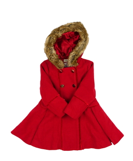 Červený společenský kabát F&F