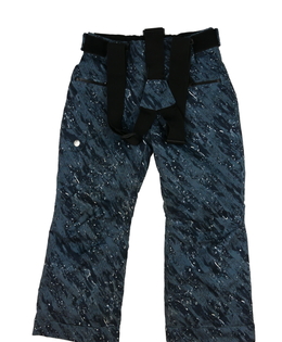 Šedé vzorované sportovní oteplováky 