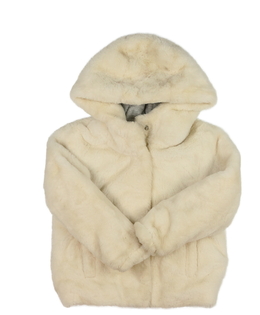 Krémová chlupatá bundička Primark 