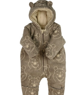 Hnědý zimní overal Medvídek Pú George