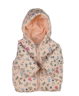 Růžová květinová zimní bunda Primark 