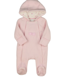 Růžový přechodový overal 