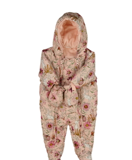 Růžová zimní kombinéza Next