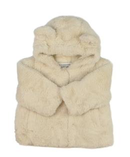 Krémový chlupatý kabátek Primark 