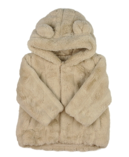 Světle hnědý chlupatý kabátek Primark 