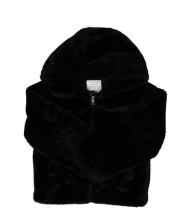 Černá kožíšková bundička Primark 