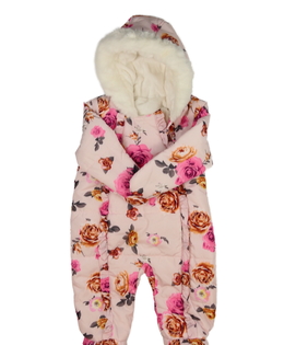 Krásná růžová zimní kombinéza George