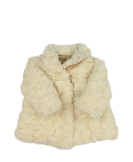 Světlý chlupatý kabátek George