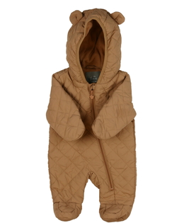 Hnědá prošívaná kombinéza F&F