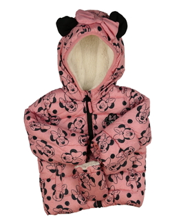 Růžová zimní bunda Minnie Disney 