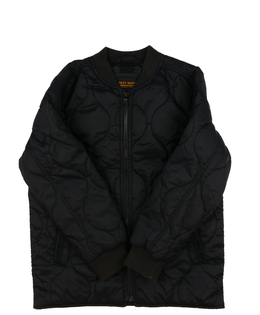 Černá prošívaná přechodová bunda Next