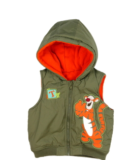 Zelená vesta Tiger z Medvídka Pú Disney George