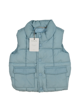 Nová modrá prošívaná vesta Tu