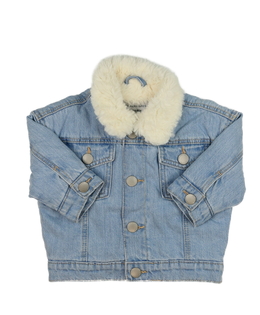 Modrá riflová zimní bunda Primark