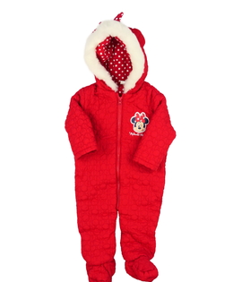 Červená zimní kombinéza Minnie Disney 