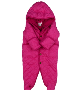 Sytě růžová zimní kombinéza Ralph Lauren 