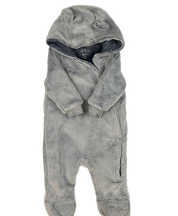 Modrý chlupatý zimní overal F&F