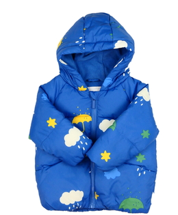 Modrá zimní bunda s obrázky Primark