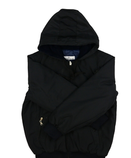 Tmavá vnitřně prošívaná bunda 