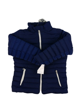 Nová modrá pevná zimní bunda 