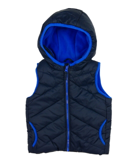 Modrá prošívaná zimní vesta M&S