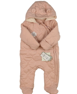 Nový růžový zimní overal George