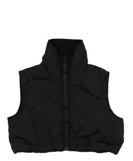 Černá crop vesta 