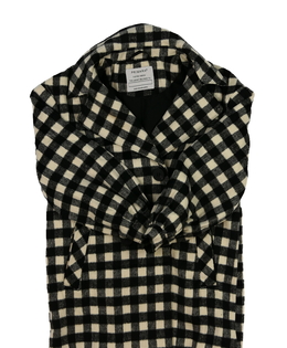 Černo-krémový kabát Primark 