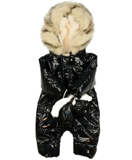 Černá krásná zimní kombinéza River Island 